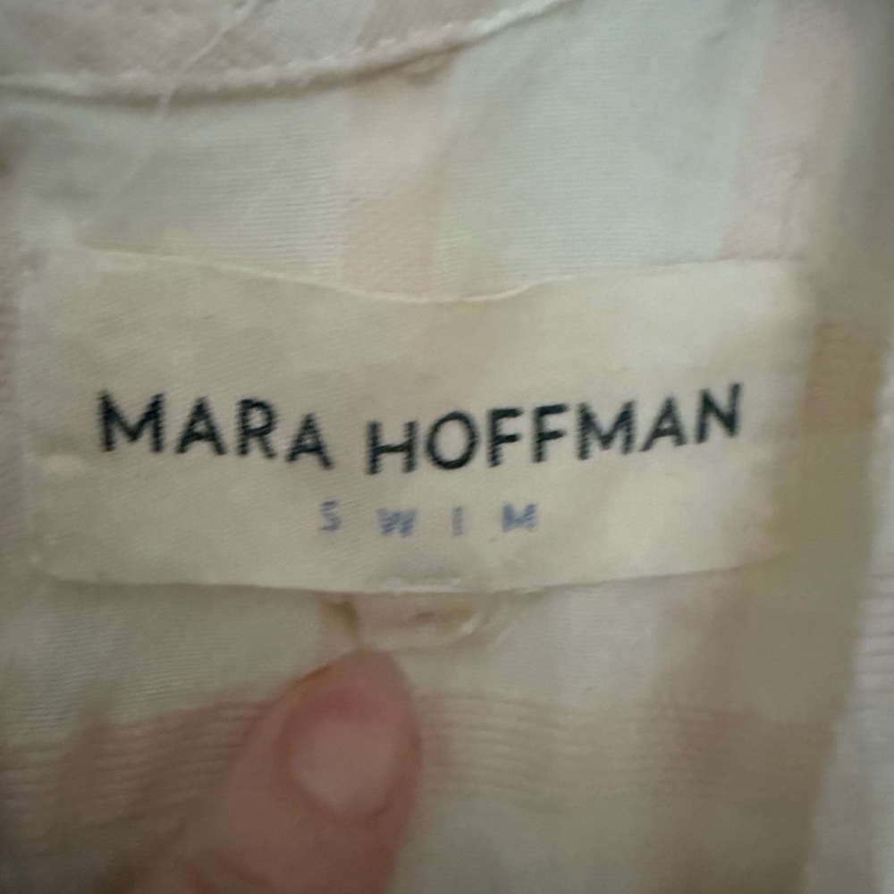 Mara Hoffman Whitney Jumpsuit Organic Cotton Cover Up Pockets Tie Waist $325 - Picture 2 of 9